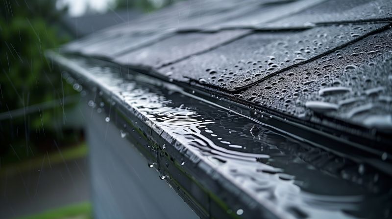 Rain Gutters Installation detail